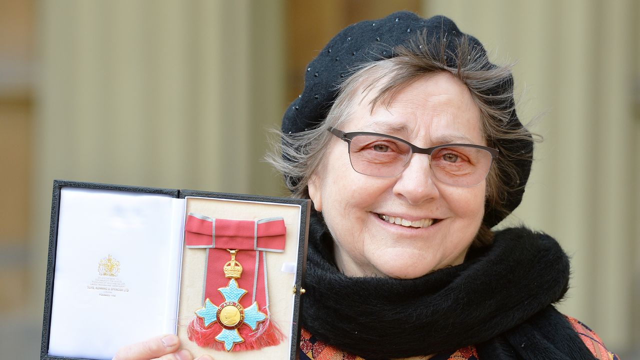 Barlow receives Commander of the British Empire (CBE) medal 