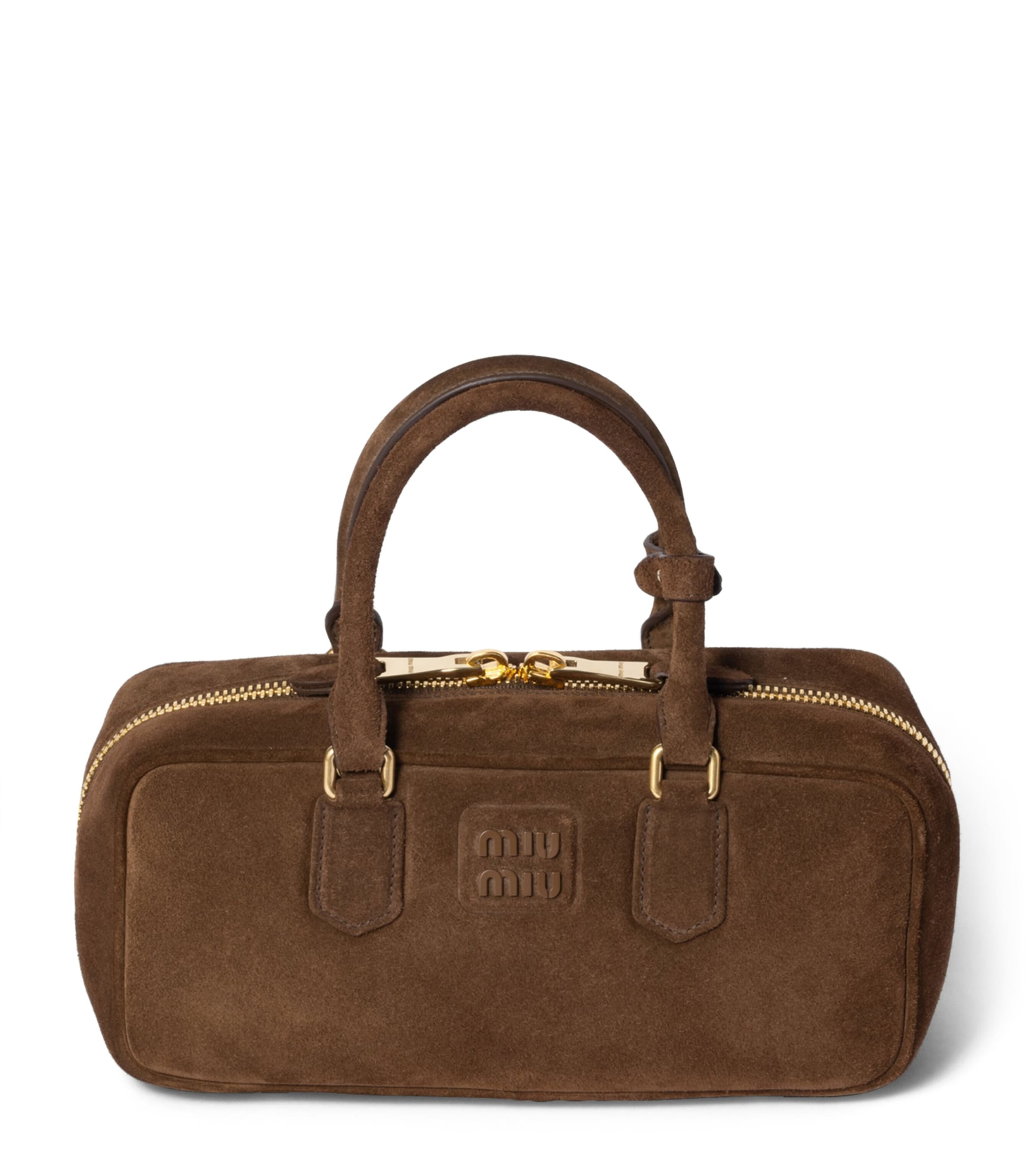 Miu Miu Suede Arcadie Top-Handle Bag