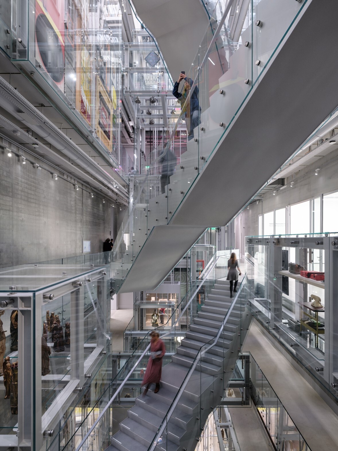 Interior of Depot Boijmans Van Beuningen in Rotterdam