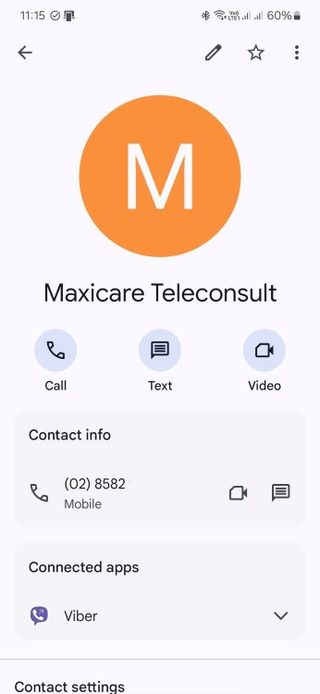 Google Contacts new connected apps section