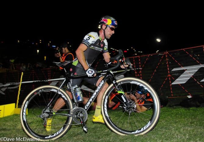 Tim Johnson (Cannondale-Cyclocrossworld) was an early leader