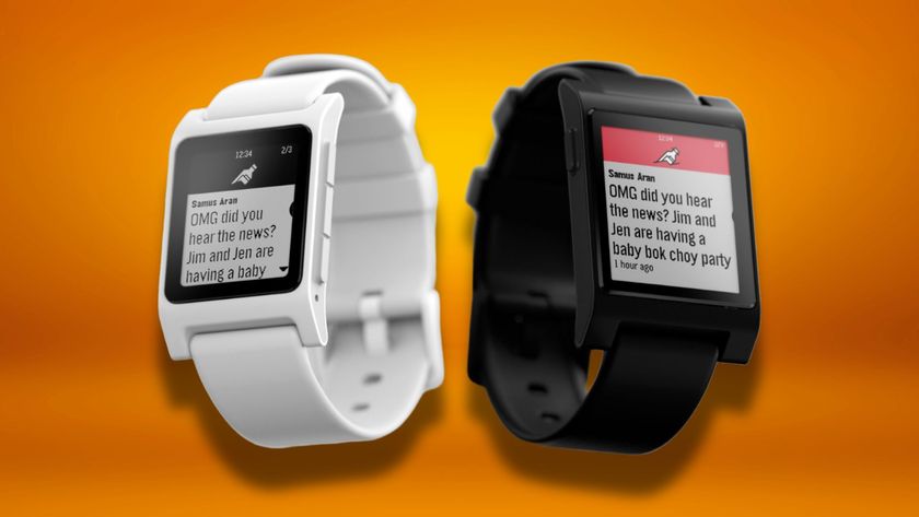 The new Core 2 Duo and Core Time 2 smartwatches in front of an orange background