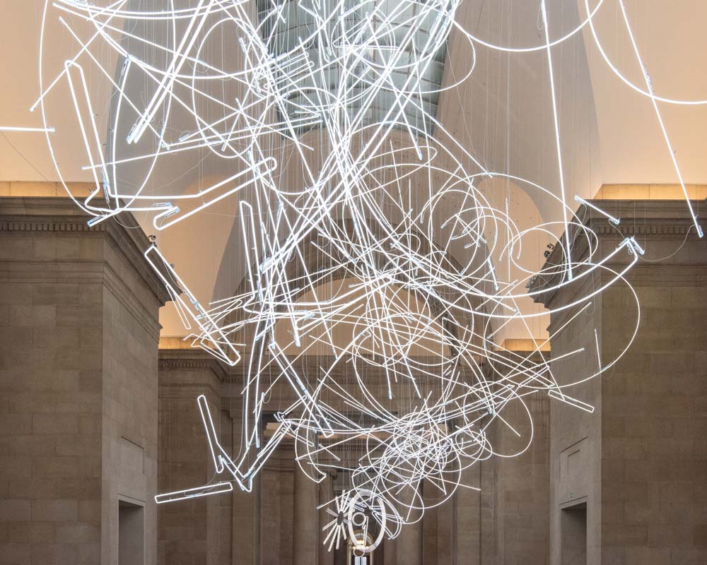 Cerith Wyn Evans fills a Tate Britain gallery with neon light | Wallpaper