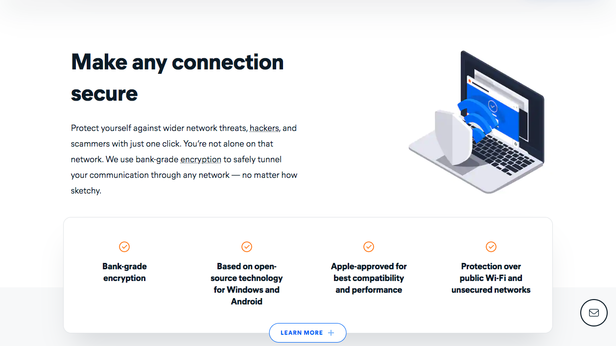 Avast SecureLine VPN website screengrab