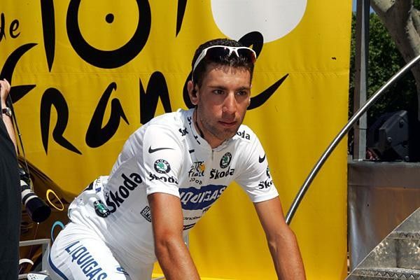 Vincenzo Nibali (Liquigas) leads the best young rider classification.
