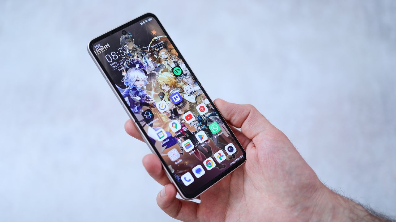 A photo of the Nubia Flip 5G