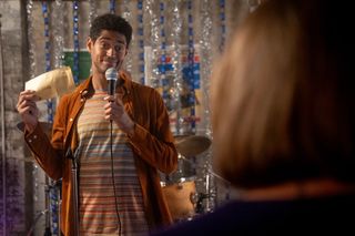 Alfred Enoch as Adam in This Christmas.