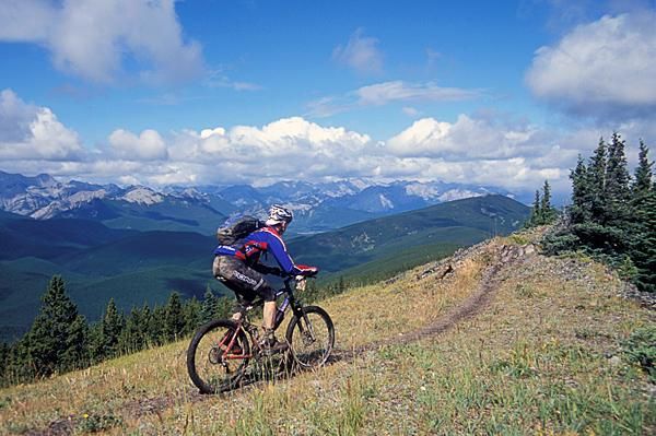 And of course, the combination of singletrack and big mountains is a winner