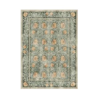 Morris & Co. pimpernel green rug