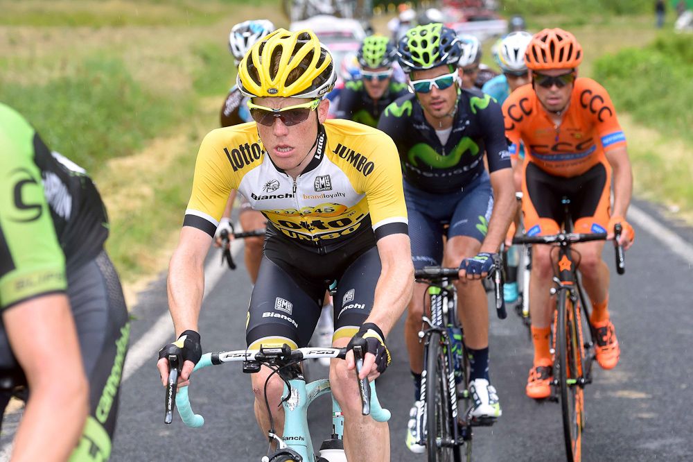 Steven Kruijswijk (LottoNL - Jumbo) in the breakaway.