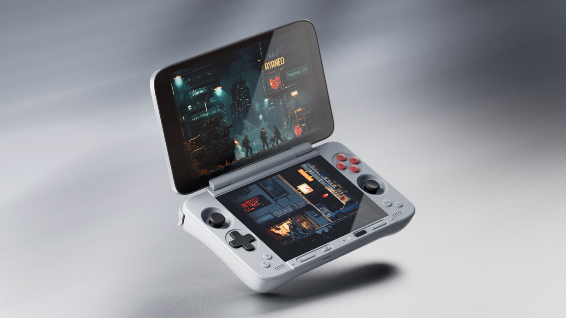 Two Screen Handheld Device This dual-screen gaming handheld could be the ultimate Android powered ...