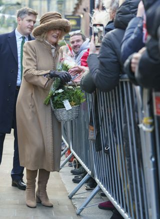 King Charles and Queen Camilla in Wrexham
