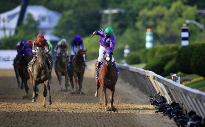 California Chrome wins big again at the 139th Preakness Stakes