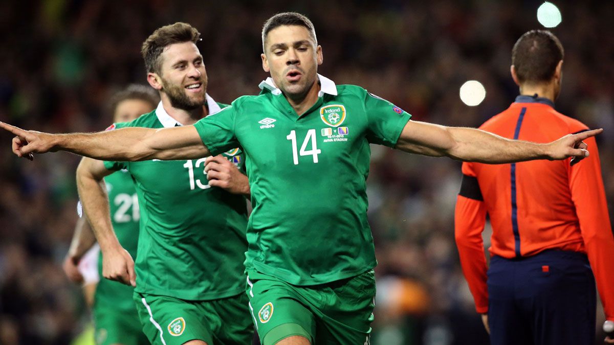 Ireland striker Jonathan Walters 