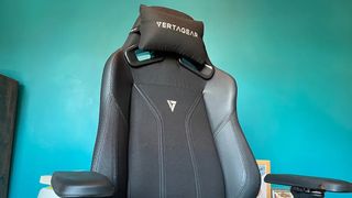 A gaming chair.
