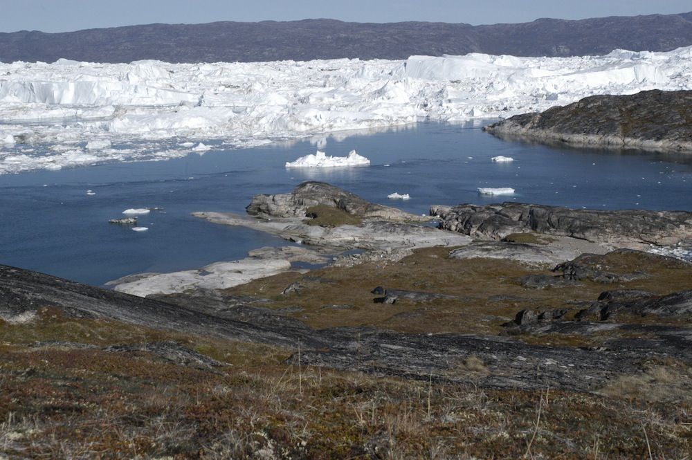 Grass-Covered Midden in Greenland