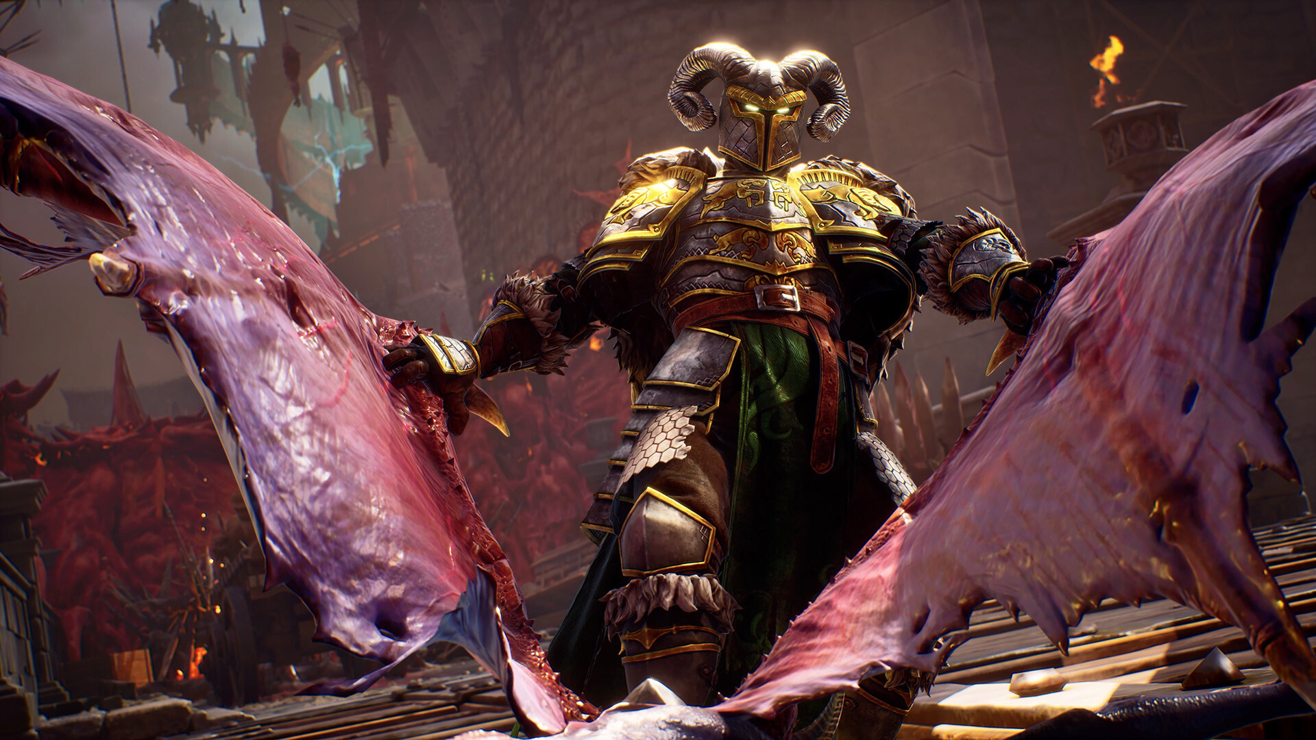 A screenshot of the upcoming PS5 game, Crimson Moon.