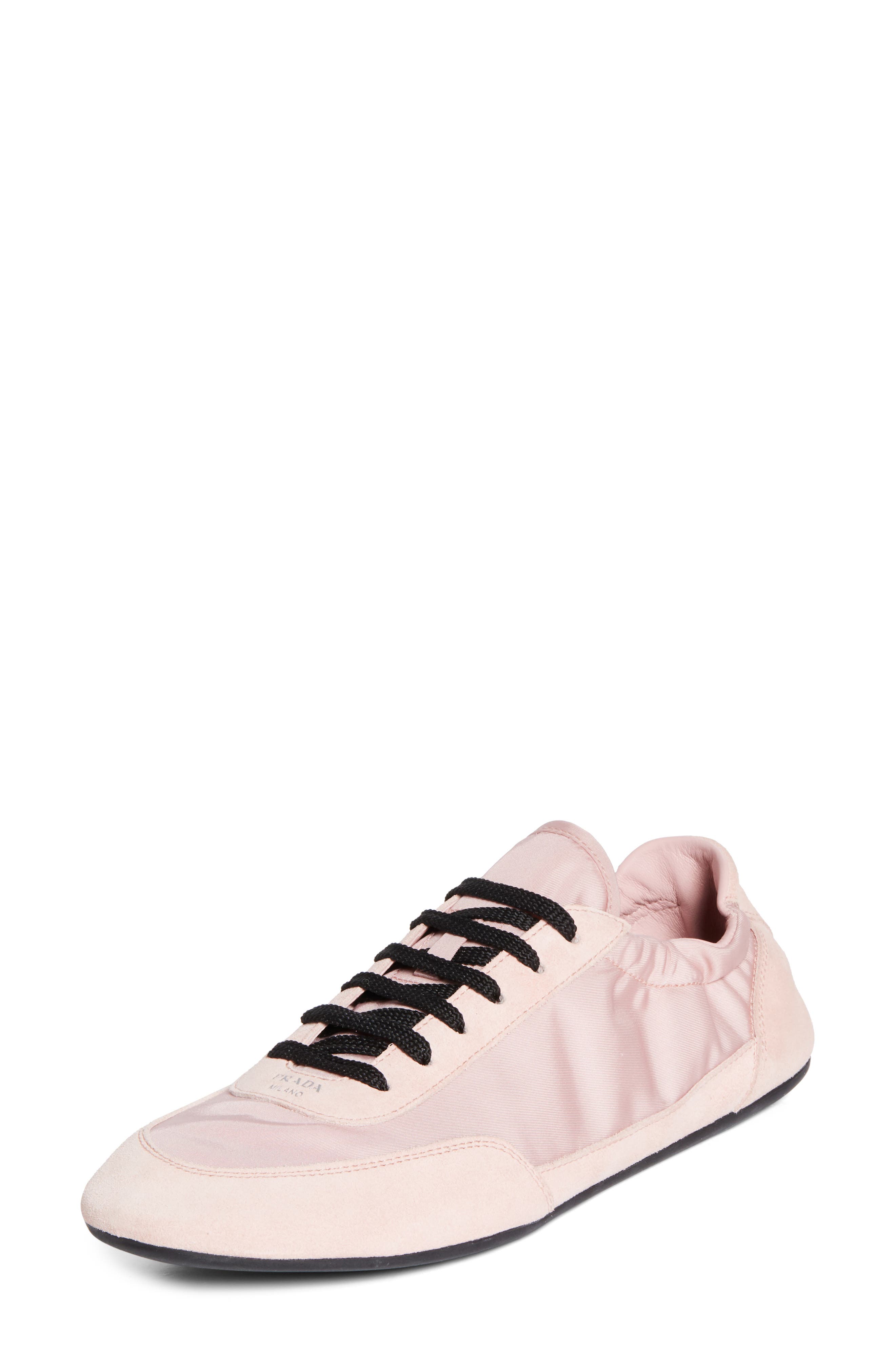 Prada, Collapse Mixed Media Low Top Sneaker