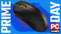 Corsair gaming mouse on a blue deals background