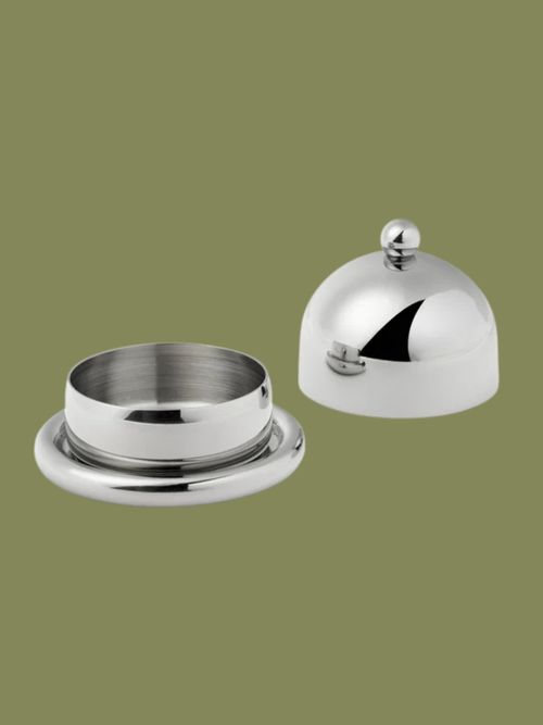Stainless Steel Butter Dish Polaris