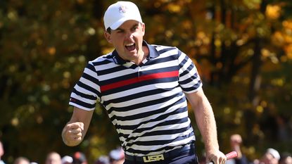 Keegan Bradley at the 2012 Ryder Cup