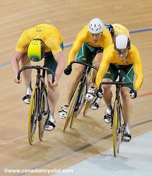Australia's Team Sprint team
