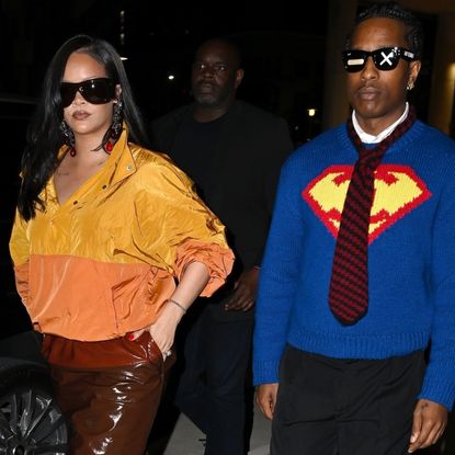 Rihanna was spotted with A$AP Rocky at Art Basel in a Saint Laurent Spring 2026 windbreaker, while A$AP wore fresh-off-the-runway Chanel
