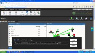You can configure WhatsUp Gold to warn you when an important device goes down. Wherever you log in to the web interface, a po