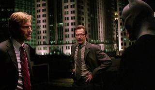 The Dark Knight rooftop meeting