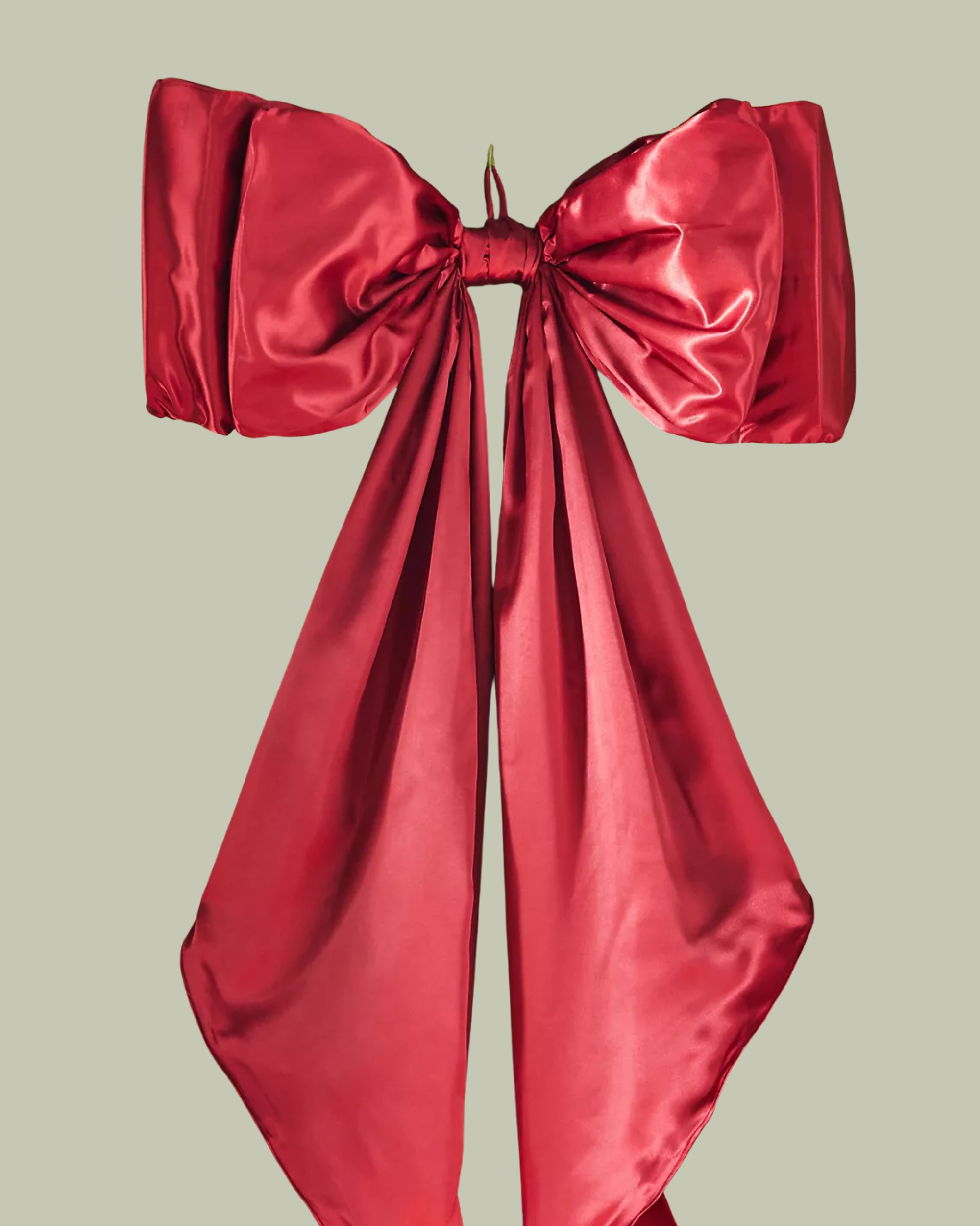 Anthropologie, Satin Bow Tree Topper