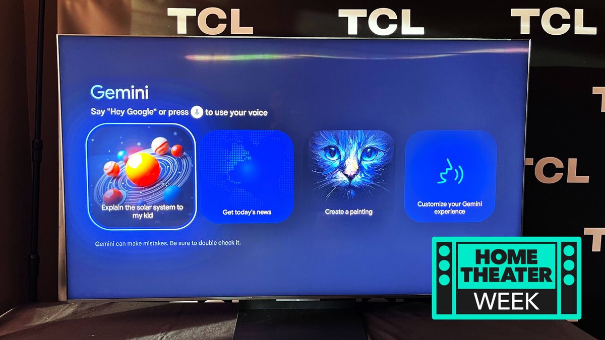 The TCL QM9K is the first Google TV with Gemini – and now there’s finally a good reason to talk to your TV