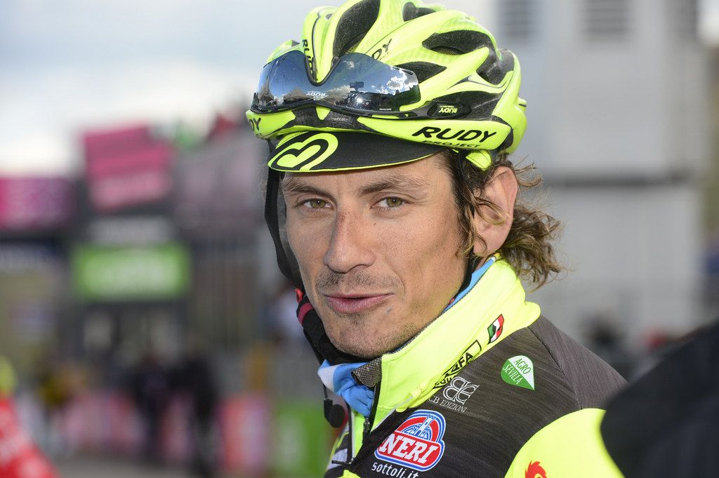 A happy looking Filippo Pozzato (Wilier Trestina-Southeast)