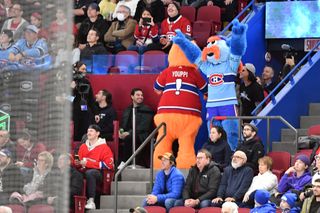 A picture of Montreal Canadiens mascot Metal
