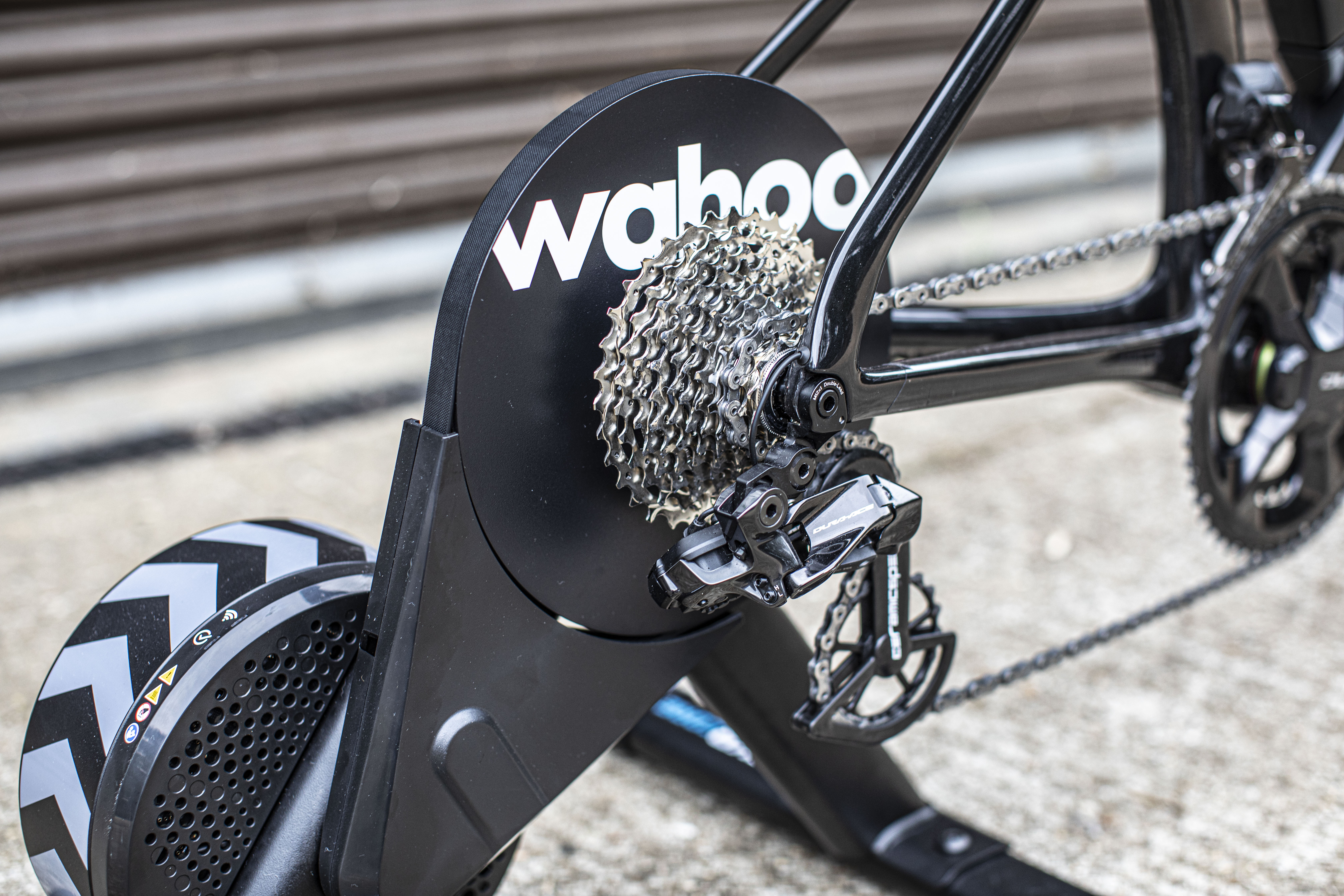 Wahoo Kickr Core 2 smart trainer cassette assembly detail