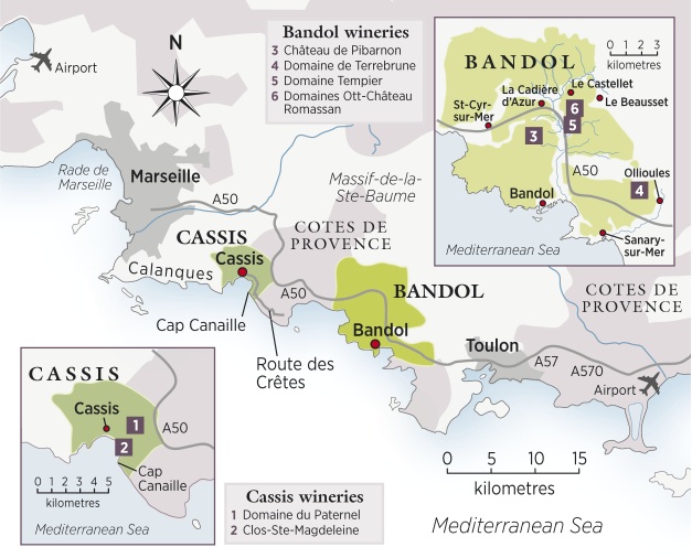 Cassis and Bandol