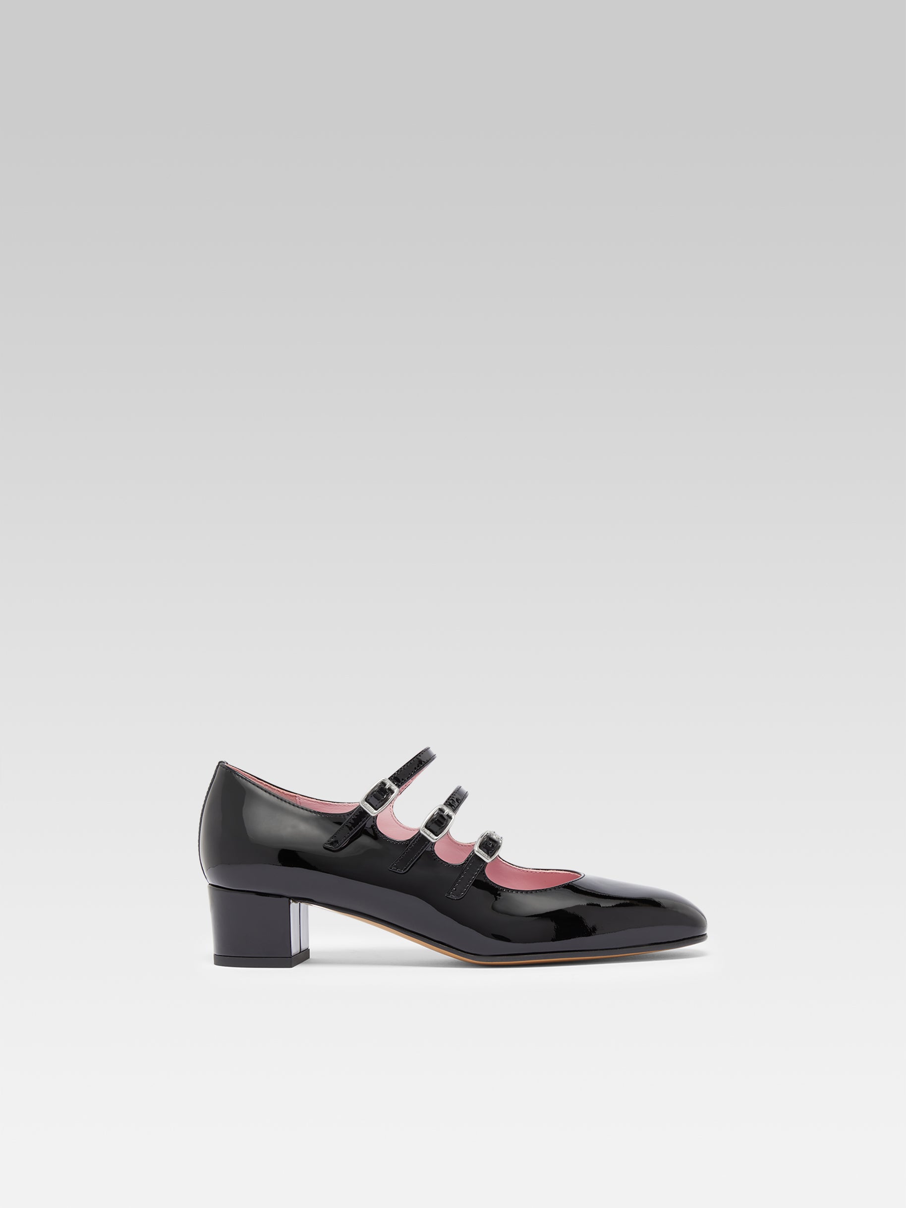 Kina - Black Patent Leather Mary Janes Pumps