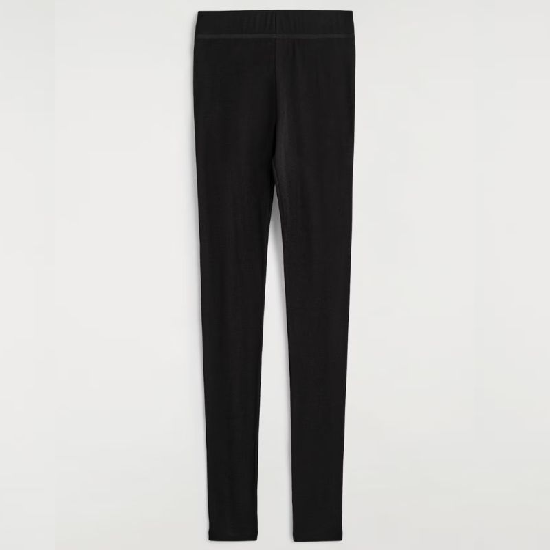 COS black, merino wool leggings