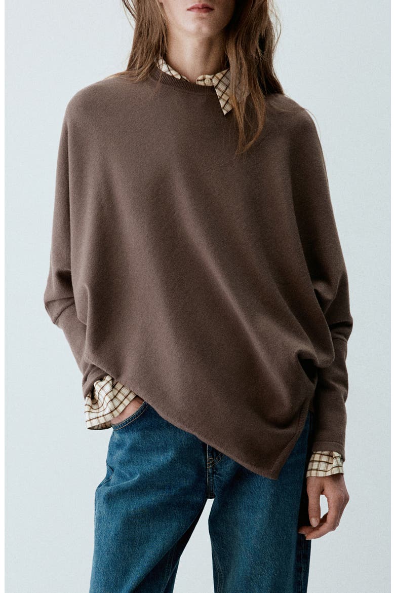 Vanessa Asymmetric Hem Sweater
