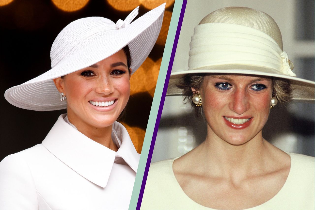 Meghan Markle’s ‘tell-tale sign’ that she&#039;s just like Princess Diana, seen here in side by side pictures