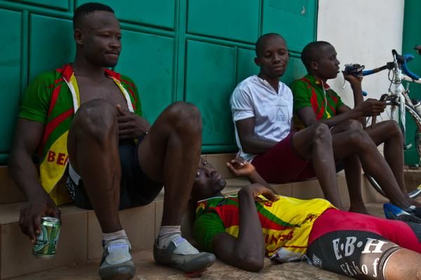 Down but not out, the Benin national team recovers from a difficult race against the seasoned pros from Burkina Faso