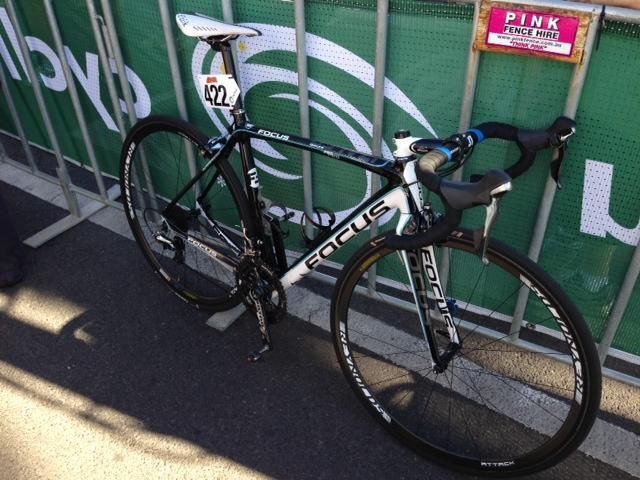 Second-place Taylor is entering his second year riding the Focus Izalco