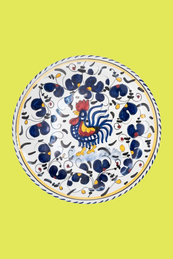 Big Mamma Crockery featured against plain colorful backgrounds.