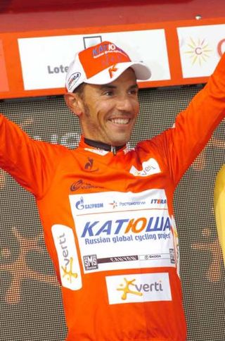 After defending red in the time trial, Joaquim Rodriguez (Katusha) has made a significant stride towards winning the Vuelta a Espana.