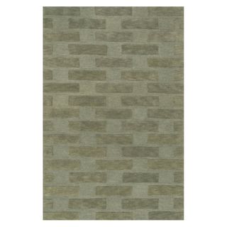 Remy Crosshatch Wool Rug | Olive