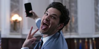 space force ben schwartz netflix selfie