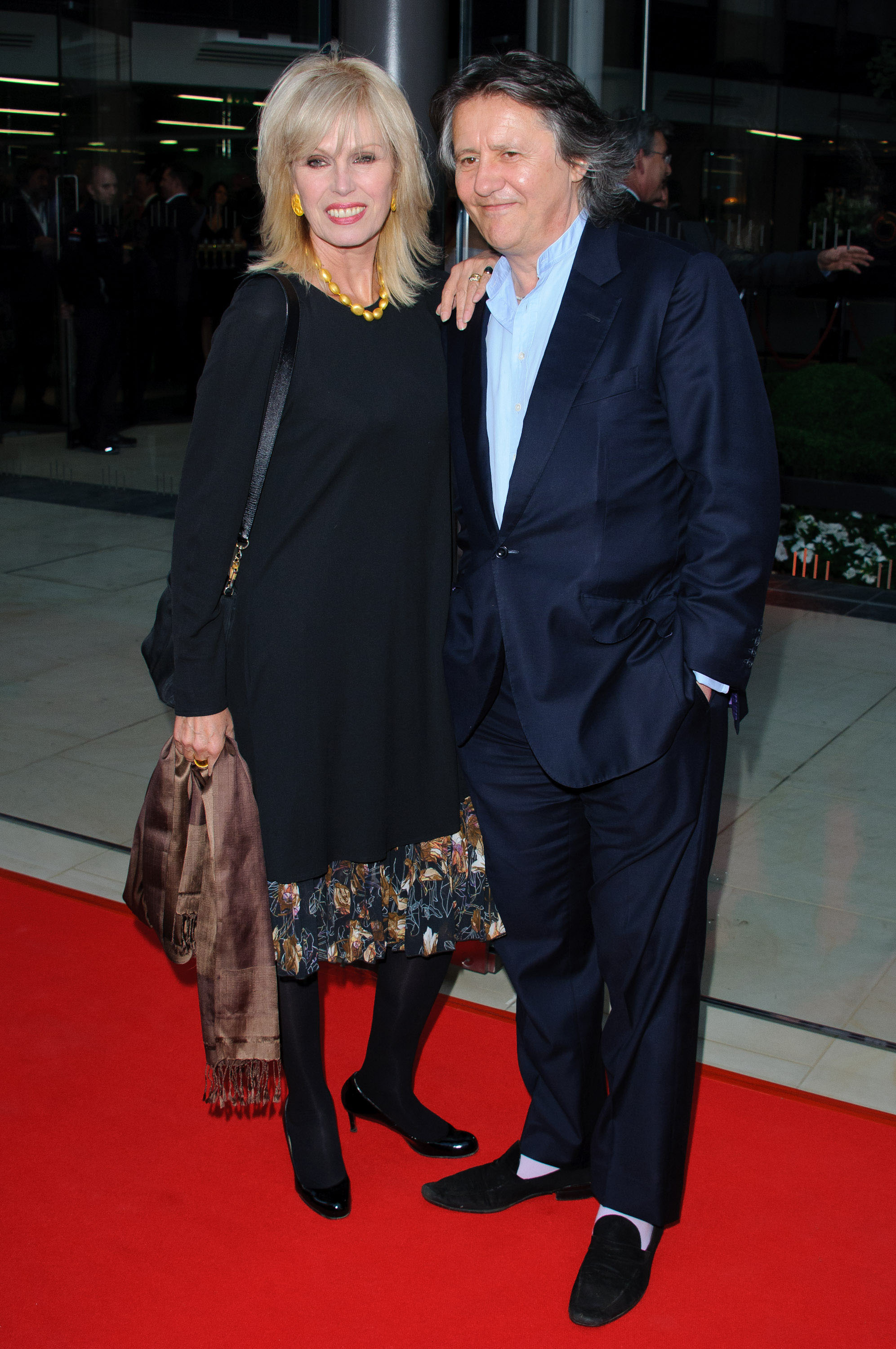 Joanna Lumley and Stephen Barlow