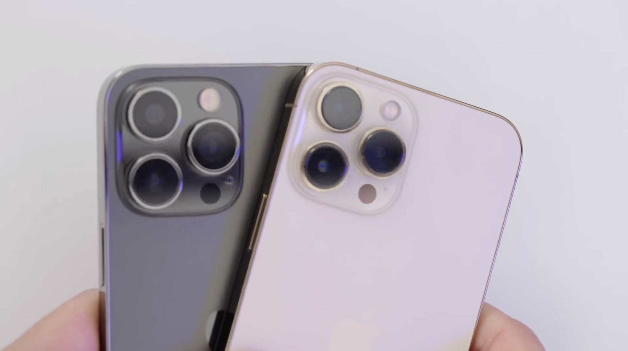 iPhone 14 Pro Max replica unit camera lenses compared to iPhone 13 Pro Max