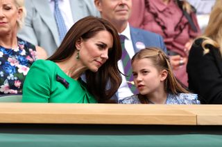 Princess Charlotte with the Princess of Wales