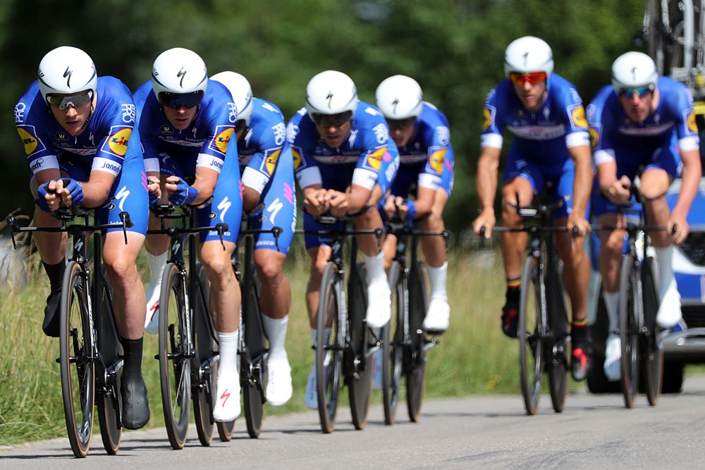 Quick-Step Floors third stage 1 team time trial at Tour de Suisse