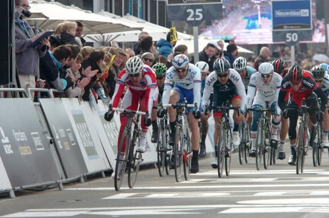 Alexander Kristoff (Katusha) took the sprint for fourth place.